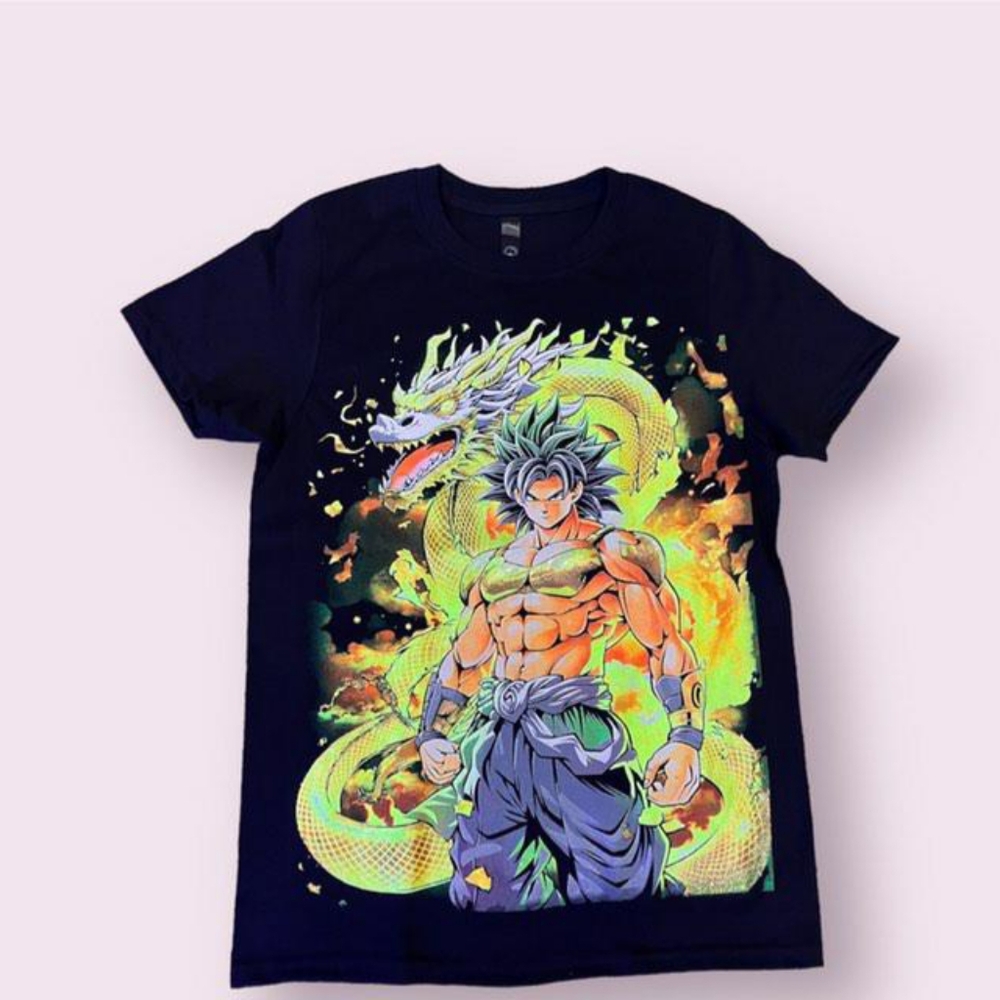 Glow shirt DBZ Anime